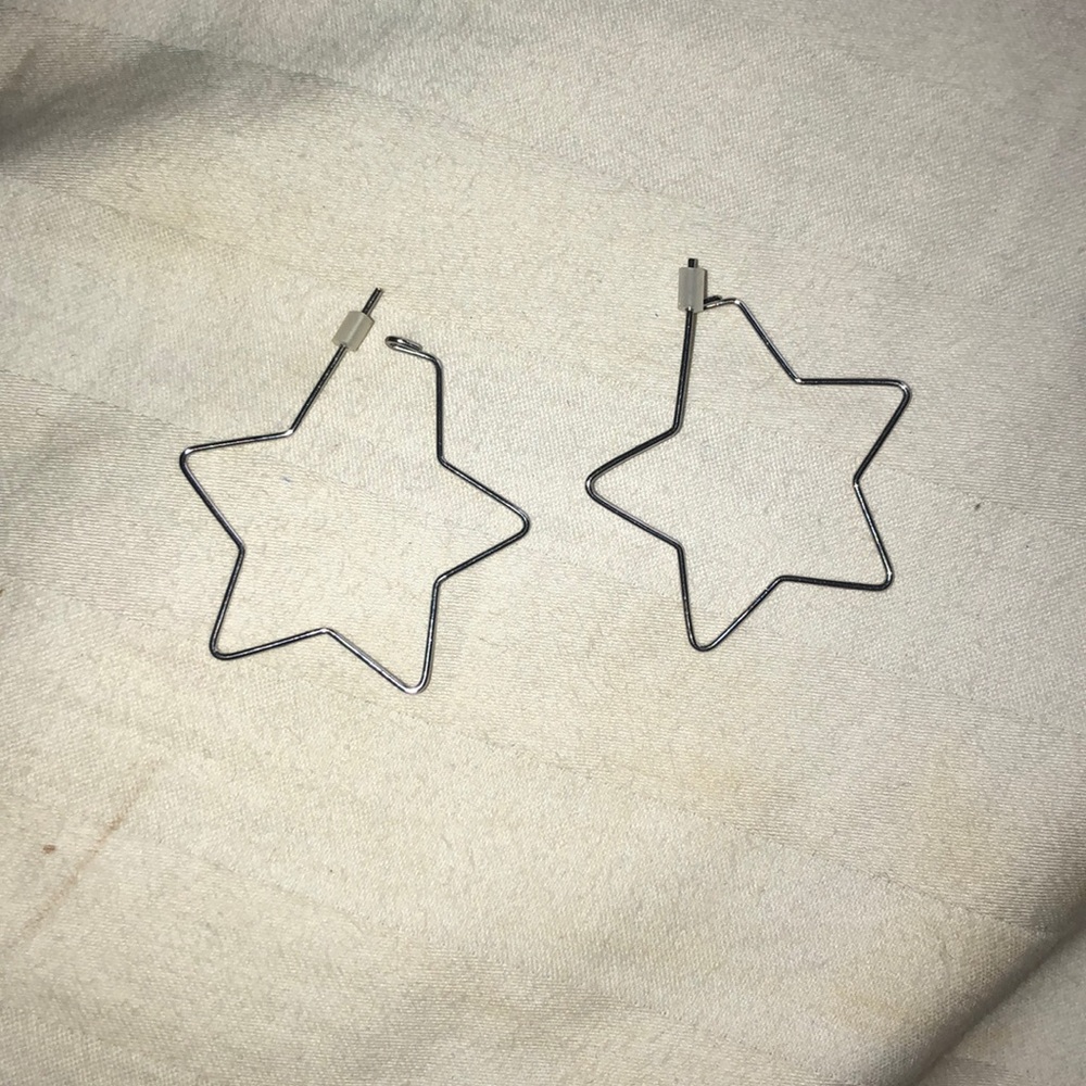 star hoop  earrings